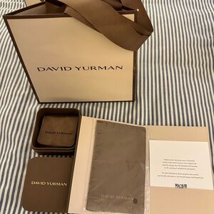 David Yurman Brown and Cream Gift Set